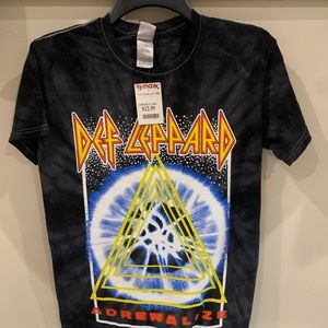 Def leopard graphic tee size S